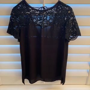 Zara lace back shirt